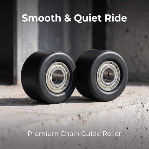 2 Pack Chain Tensioner Pulley for Yozma IN10 Electric Dirt Bike 6900Z Bearing Guide Roller Durable Black Idler Wheel 10mm Bore Smooth & Quiet Chain Drive Replacement in Saudi Arabia