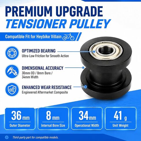 Chain Roller Tensioner Guide Pulley Compatible with Heybike Villain in Kuwait