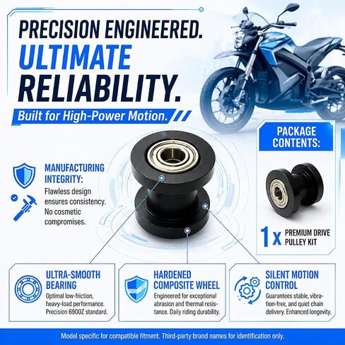 Chain Roller Tensioner Guide Pulley Compatible with Heybike Villain in Kuwait
