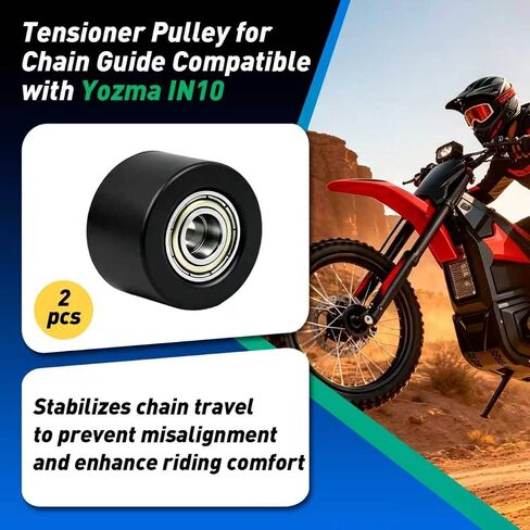 2Pcs Chain Tensioner Pulley Compatible with Yozma IN10 in Saudi Arabia