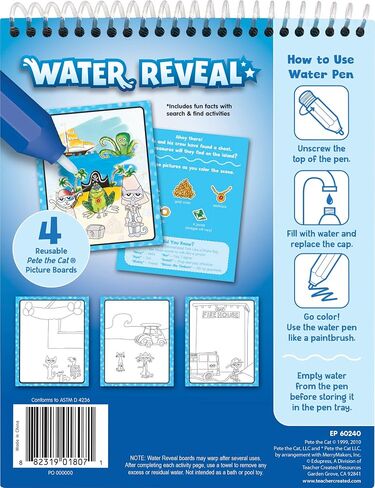 Teacher Created Resources Pete the Cat® Water Reveal (EP60240) in Saudi Arabia