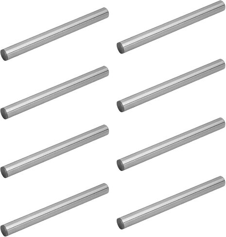 POWERTEC 71145 Hardened Steel Dowel Pins 3/8-Inch, Heat Treated and Precisely Shaped for Accurate Alignment, 4 Pack, Silver, 3/8" x 3" Pins in Kuwait