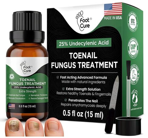 Toenail Renewal Solution Extra Strength Care for Toe Nail & Fingernails - Nail Repair Solution for Thick, broken, Discolored Nails - Renews Damaged Cracked Ingrown Toenail - Tea Tree Oil for Healthier and Extra Strength Nails - Made In USA 0.50 Fl Oz - 1  in Kuwait