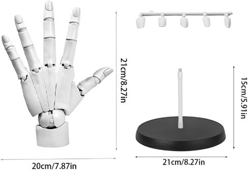 Articulated Hand, Hand Model, Multiple Joints Can be Moved, Flexible PVC in Kuwait