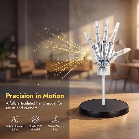 Articulated Hand, Hand Model, Multiple Joints Can be Moved, Flexible PVC in Kuwait