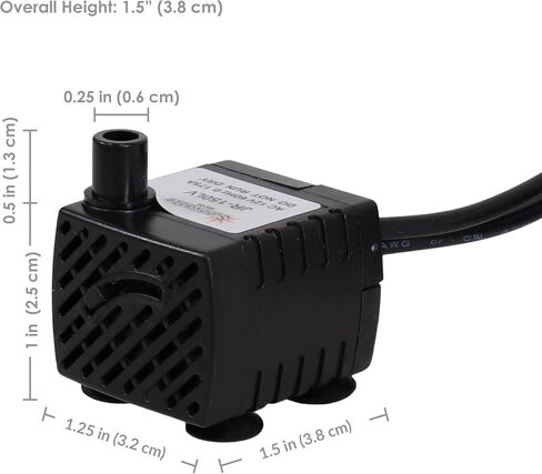Sunnydaze 40GPH Submersible Fountain Pump with White LED & Transformer in Kuwait