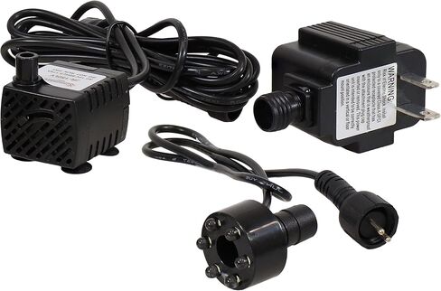 Sunnydaze 40GPH Submersible Fountain Pump with White LED & Transformer in Kuwait