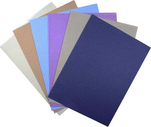 KCS 6 pc of 12" x 18" (30cmx45cm) 14 Count Cotton Aida Cloth Cross Stitch Fabric (14CT-N) in Kuwait