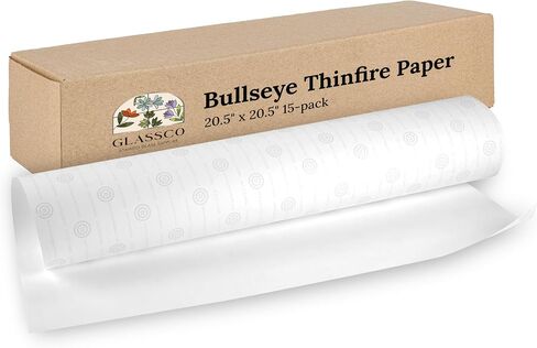Bullseye Thinfire Kiln Paper for Glass Fusing. 20 x 20-24 Pack in Saudi Arabia