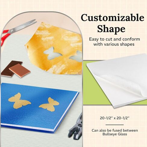Bullseye Thinfire Kiln Paper for Glass Fusing. 20 x 20-24 Pack in Saudi Arabia