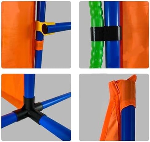 Dog Agility Training Set, 7-Piece Outdoor Indoor Obstacle Course,with Tunnels, Jumps & Weave Poles,for Puppy Exercise/Mental Stimulation in Saudi Arabia
