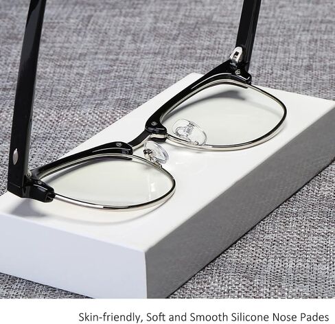 Stamen Blue Light Glasses Men, Fashion Anti Eye Strain/Filter Glare, Computer/Gaming Blue Light Blocking Glasses for Women in Kuwait
