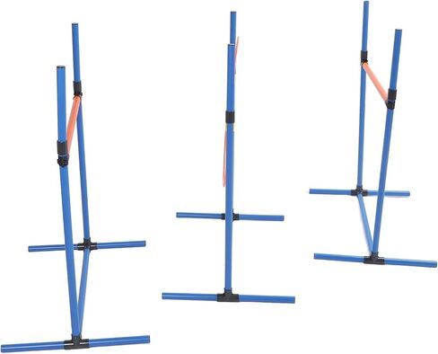Dog Agility Training Kit with Tunnel, Ring, and Poles – Lightweight, Easy to Assemble, ABS and Polyester Construction in Kuwait