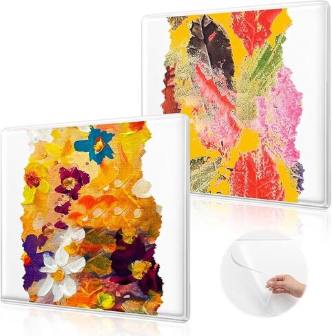 Gel Printing Plates 6x6, 2-Pack Flexible for Fabric and Paper in Kuwait