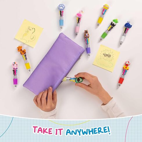 BONNYCO Multicolor Pens for Kids with Fun Figures Pack 30 Party Favors in Saudi Arabia