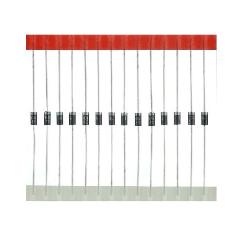 (100 Pcs) 1N4001 Rectifier Diode, 50V 1A DO-41 Electronic Silicon Doorbell Diodes in Kuwait
