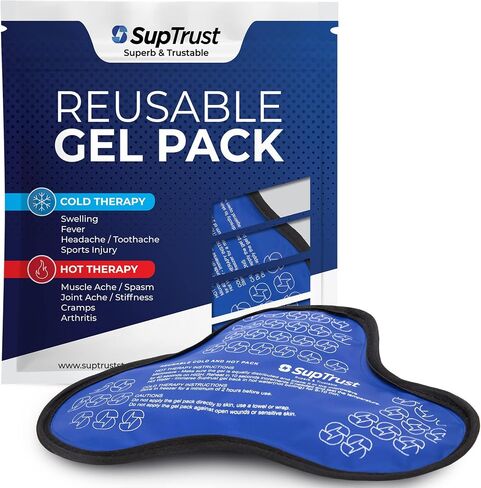 Reusable Hot and Cold Gel Ice Pack for Shoulder by Suptrust, Hot Cold Therapy for Rotator Cuff Injuries, Head, Neck, Back, Waist, Elbow, Head, Ankle and Hip in Kuwait