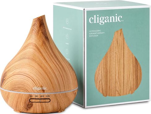Cliganic Ultrasonic Aromatherapy Diffuser - for Essential Oils in Kuwait