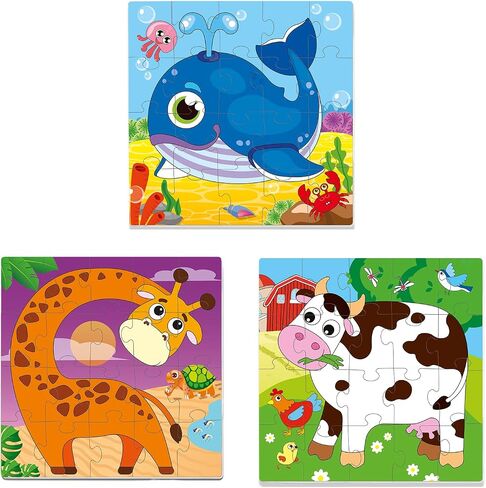QUOKKA Magnetic Jungle & Animal Puzzles for Kids in Kuwait