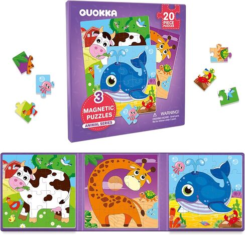 QUOKKA Magnetic Jungle & Animal Puzzles for Kids in Kuwait