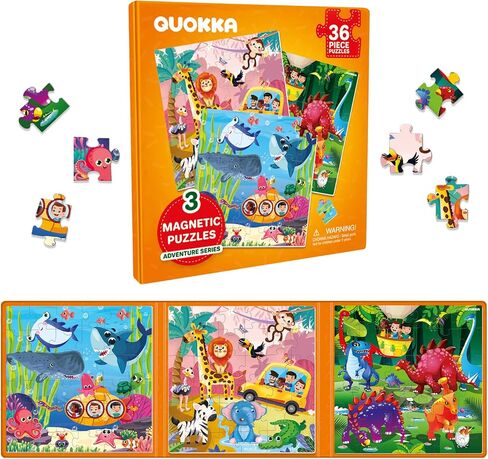 QUOKKA Magnetic Jungle & Animal Puzzles for Kids in Kuwait
