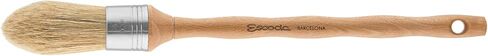 Escoda Series 7600 Artist Oil and Acrylic Paint Brush for Murals, Decorative Work & Faux Finishing, Natural Chungking Hog Bristle, Round Oval, Size 2 in Kuwait