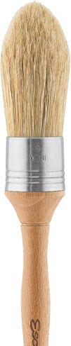 Escoda Series 7600 Artist Oil and Acrylic Paint Brush for Murals, Decorative Work & Faux Finishing, Natural Chungking Hog Bristle, Round Oval, Size 2 in Kuwait