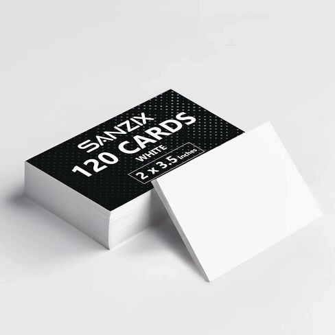 SANZIX 120 Sheets White Cardstock 12 x 12" 220GSM 80lb Thick Printer Paper in Saudi Arabia