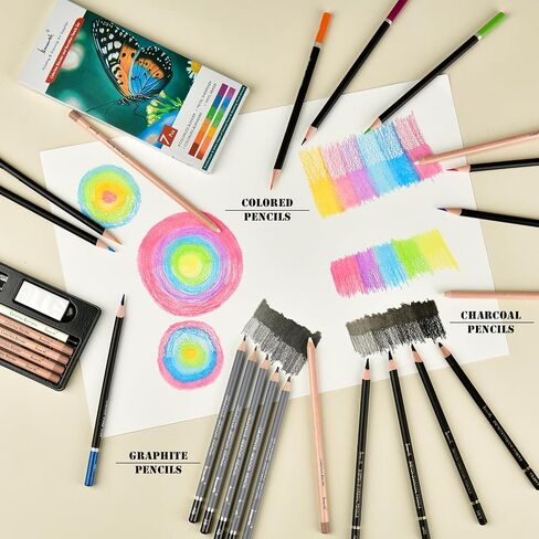 Brusarth Colorless Blender & Burnisher Pencil Set for Colored Pencils in Kuwait