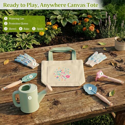 FITNATE Kids Gardening Tools Set 6PCS in Kuwait
