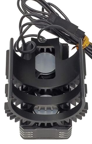 NHX 1/8 Twin Cyclone Alum HV Cooling Fans w/Cover 28000 RPM Motor Heatsink Black in Saudi Arabia