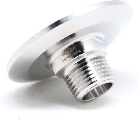 QiiMii 1.5 "تركيبات Tri Clamp Tri Clover إلى NPT 1" محول خيط ذكر SS304 in Kuwait