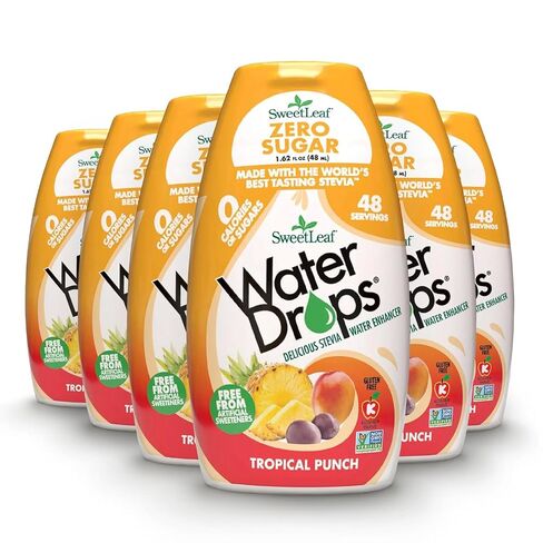 Sweetleaf Stevia Natural Water Drops Strawberry Kiwi, 1.62 Fl Oz (Pack of 6) in Kuwait