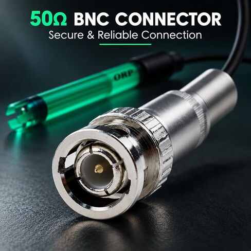 DANOPLUS ORP Electrode Replaceable BNC Socket Probe for ORP Tester Meter Controller 300cm Long Cable Aquariums, Tanks, Ponds Measurement in Kuwait