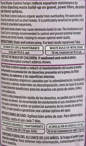 Fluval Waste Control Biological Cleaner, Aquarium Water Treatment, 8.4 Oz. in Kuwait