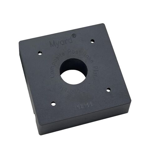 Myard PBP66 Post Base Plate for 6x6 Inches Wood Post, Provides Code Required 1 Inch Stand-Off from Concrete Ground (6" x 6", 1) in Kuwait