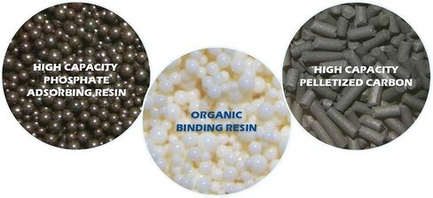 Boyd Chemi‑Pure Blue Nano 5‑Pack Aquarium Filtration Media Premium Carbon + Ion‑Exchange Resins in Nylon Bag Clears Toxins, Phosphates & Metals in Kuwait