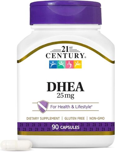 21st Century DHEA 25 mg Capsules, 90 Count in Kuwait
