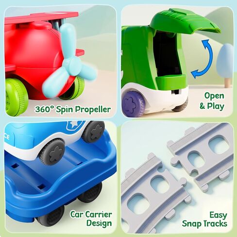 Electric Train Set Toy for Toddlers with Steam, Lights & Sounds in Saudi Arabia