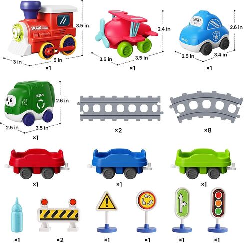Electric Train Set Toy for Toddlers with Steam, Lights & Sounds in Saudi Arabia
