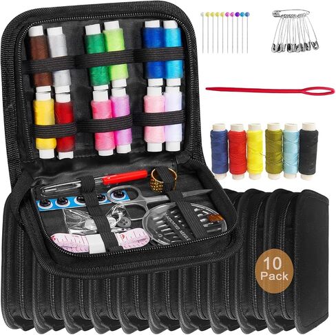 10Pack Sewing Kit Bulk for Adults with 10 Pieces Accessories for Travel in Saudi Arabia