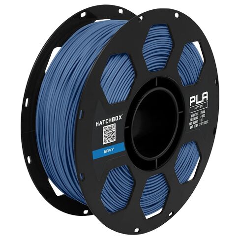 خيوط طابعة ثلاثية الأبعاد من HATCHBOX Matte PLA، دقة الأبعاد +/- 0.03 مم، بكرة 1 كجم، 1.75 مم، أسود in Kuwait