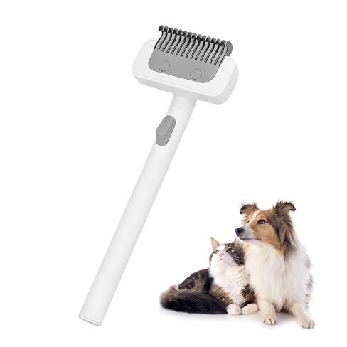Undercoat Shedding Brush for Dogs & Cats, Grooming Comb for Long Hair, Dematting Comb, Deshedding & Dematting Tool, for Cats & Small/Medium Dogs in Saudi Arabia