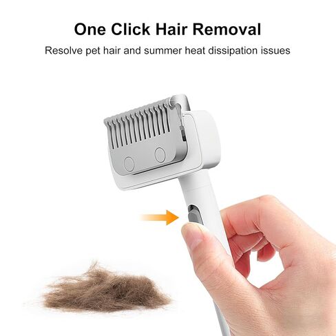 Undercoat Shedding Brush for Dogs & Cats, Grooming Comb for Long Hair, Dematting Comb, Deshedding & Dematting Tool, for Cats & Small/Medium Dogs in Saudi Arabia