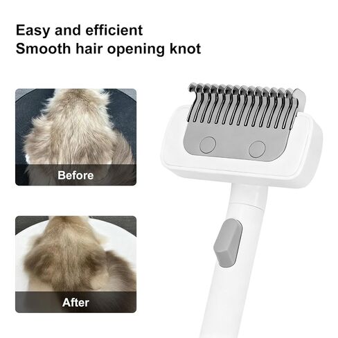Undercoat Shedding Brush for Dogs & Cats, Grooming Comb for Long Hair, Dematting Comb, Deshedding & Dematting Tool, for Cats & Small/Medium Dogs in Saudi Arabia