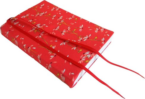 6 Inch Trade Size Paperback Novel Book Cover in BLUE BLOSSOMS Stretch Fabric, Small Book Cover for Adults, Floral Book Sleeve for Paperback and Hardcover Books and Journals 5.5x8.5 to 6x9 in Kuwait