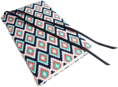 6 Inch Trade Size Paperback Novel Book Cover in BLUE BLOSSOMS Stretch Fabric, Small Book Cover for Adults, Floral Book Sleeve for Paperback and Hardcover Books and Journals 5.5x8.5 to 6x9 in Kuwait