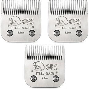Size 10 Blades Compatible with Andis Oster A5 Wahl KM10, Silver, 3-Pack in Kuwait