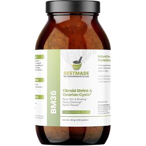 Bestmade Naturalproducts.com تقلص الأورام الليفية وكيسات المبيض BM36 30mL يساعد بشكل طبيعي في تقليص الأورام الليفية وكيسات المبيض، ويساعد على تطبيع مستويات هرمون الاستروجين ومنع إعادة النمو in Kuwait