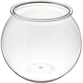 Koller Products 1-Gallon Plastic Round Fish Bowl, Hospital Fish Tank for Betta, Shrimp, Snail, Temporary Tank for Fry, Isolation, Classroom Education & Decoration in Kuwait